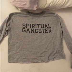 cropped long sleeve from Spiritual Gangster